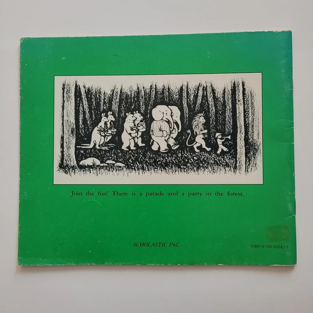 Vintage 80s IN THE FOREST Marie Hall Ets illustrated 1989 Scholastic USA Printed